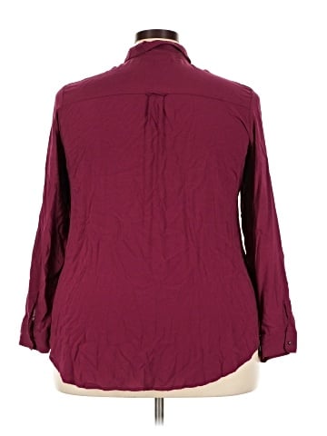 DressBarn 3/4 Sleeve Button-Down Shirt (view 2)