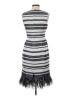Worth Stripes Gray Cocktail Dress Size 2 - photo 2