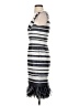 Worth Stripes Gray Cocktail Dress Size 2 - photo 5