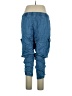 Serra 100% Lyocell Blue Cargo Pants Size XL - photo 2