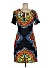 Aryeh Graphic Black Casual Dress Size M - photo 1