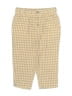Nordstrom 100% Cotton Checkered-gingham Yellow Khakis 12-18 MO / 18 MO - photo 1