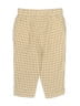 Nordstrom 100% Cotton Checkered-gingham Yellow Khakis 12-18 MO / 18 MO - photo 2