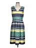 Studio One Print Green Casual Dress Size 10 - photo 1