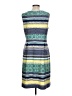 Studio One Print Green Casual Dress Size 10 - photo 2