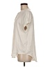Old Navy 100% Polyester Ivory Short Sleeve Blouse Size M (tall) - photo 5