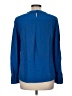 Akris Punto Blue Long Sleeve Blouse Size 8 - photo 2