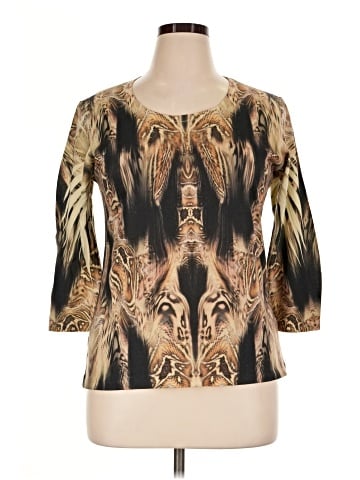 Jane Ashley 3/4 Sleeve T-Shirt (view 1)