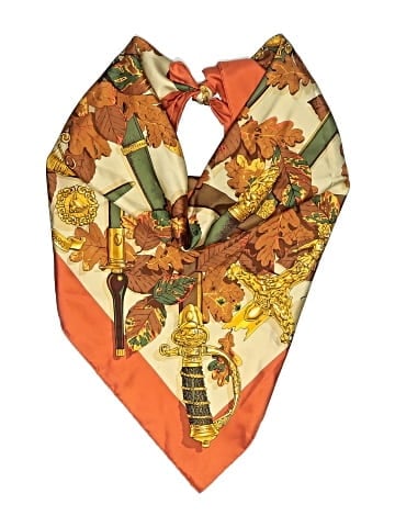 Hermès silk Au Plus Dru scarf 90 (view 1)