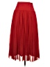 HD in Paris 100% Polyester Red Formal Skirt Size XS - photo 2