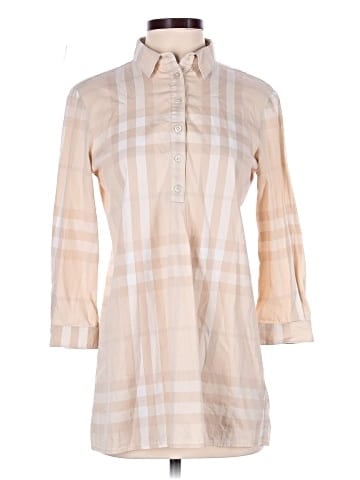 Burberry Brit 3/4 Sleeve Button-Down Shirt (view 1)