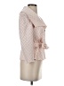 Bill Blass Chevron-herringbone Pink Jacket Size 2 - photo 4