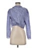 Astr 100% Polyester Blue Long Sleeve Top Size XS - photo 1