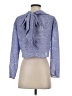 Astr 100% Polyester Blue Long Sleeve Top Size XS - photo 2