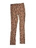 Zara Animal Print Brown Casual Pants Size 11 - 12 - photo 1