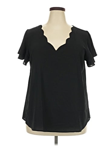 Perch by Blu Pepper Short Sleeve Blouse (view 1)