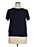 Green Envelope Blue Short Sleeve Top Size XL - photo 1