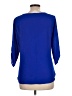 Assorted Brands Blue 3/4 Sleeve Blouse Size L - photo 2