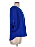 Assorted Brands Blue 3/4 Sleeve Blouse Size L - photo 4
