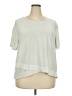 Pro Player Ivory Short Sleeve Top Size 2X - photo 1