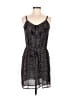 Fred David 100% Polyester Paisley Black Casual Dress Size M - photo 1