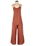 Shein Solid Brown Jumpsuit Size 4 - photo 1