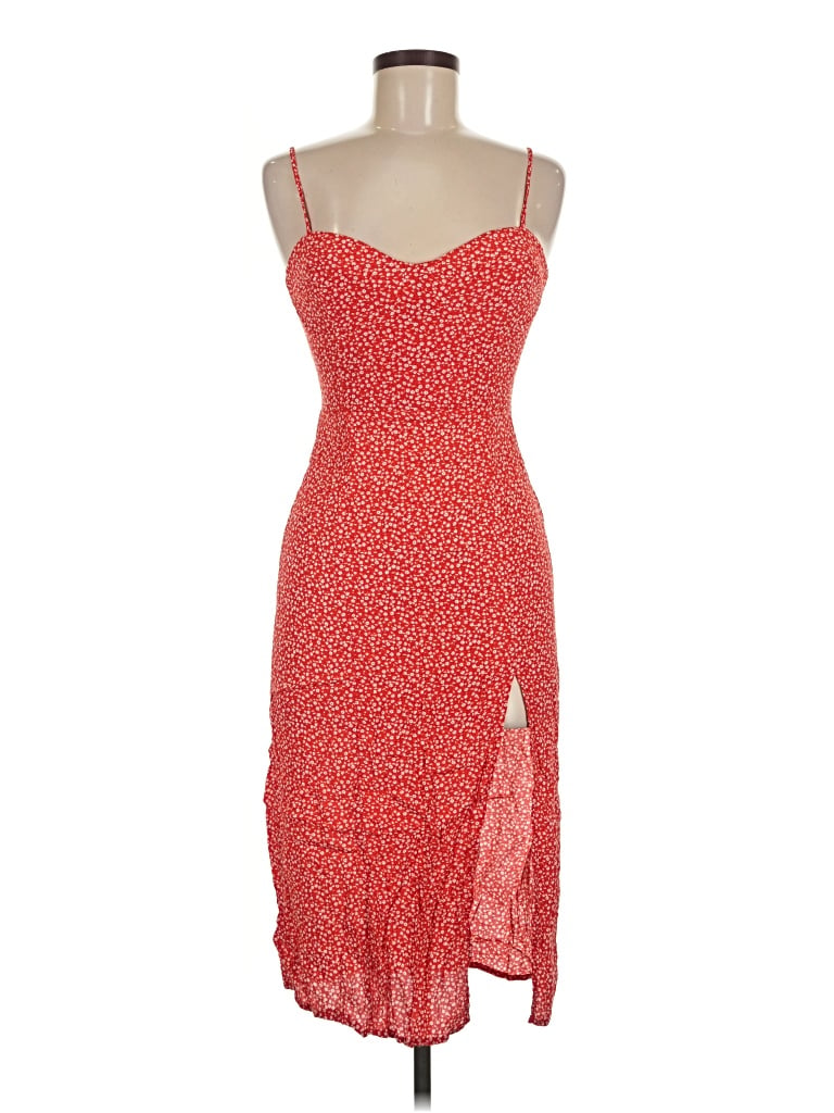 Pre-owned Forever 21 Cocktail Dress In Red