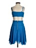Runaway 100% Polyester Solid Blue Cocktail Dress Size XS - photo 2