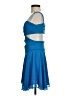 Runaway 100% Polyester Solid Blue Cocktail Dress Size XS - photo 5