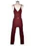 FP Movement Solid Burgundy Jumpsuit Size M - photo 2