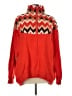 Aerie Chevron-herringbone Red Pullover Sweater Size L - photo 1