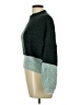 Elodie Color Block Green Pullover Sweater Size L - photo 5