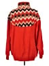 Aerie Chevron-herringbone Red Pullover Sweater Size L - photo 2