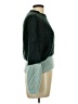 Elodie Color Block Green Pullover Sweater Size L - photo 4