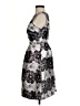 Dorothy Perkins 100% Polyester Graphic Gray Purple Cocktail Dress Size 2 - photo 5