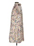 CeCe 100% Polyester Print Silver Cocktail Dress Size 4 - photo 5