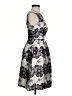 Dorothy Perkins 100% Polyester Graphic Gray Purple Cocktail Dress Size 2 - photo 4