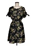 Speed Control 100% Polyester Floral Black Casual Dress Size M - photo 1
