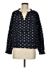 Point Sur Blue Long Sleeve Blouse Size M - photo 1