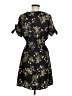 Speed Control 100% Polyester Floral Black Casual Dress Size M - photo 2