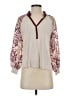 Tiny 100% Rayon Gray 3/4 Sleeve Blouse Size S - photo 1