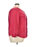 George 100% Polyester Red Long Sleeve Blouse Size 2X - photo 4