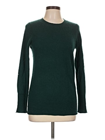 Aqua Cashmere Pullover Sweater (view 1)