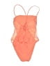 Isabella Rose Color Block Orange One Piece Swimsuit Size L - photo 2
