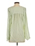 Vince. 100% Silk Green Long Sleeve Silk Top Size XS - photo 2