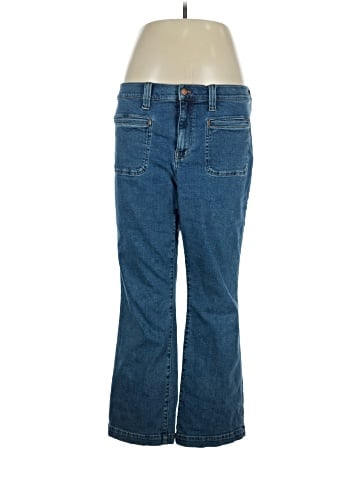 Madewell Kick Out Crop Jeans in Elkton Wash: Patch Pocket Edition (view 1)