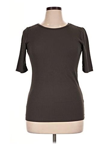 Zara W&B Collection Short Sleeve Top (view 1)