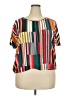 Shein Color Block Red Short Sleeve Blouse Size 2X - photo 1