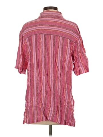 Topshop Short Sleeve Button-Down Shirt (view 2)