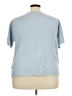 Milano Blue Short Sleeve Top Size 2X - photo 2